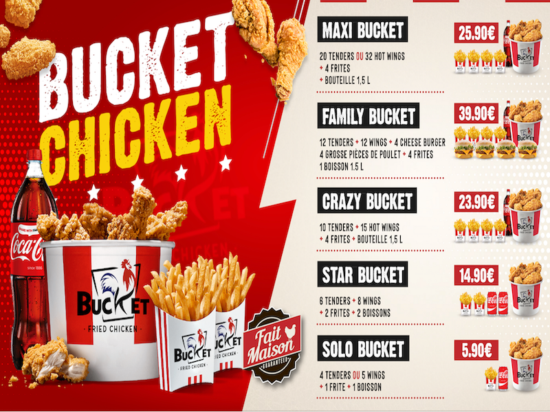 BUCKET AIX menu 1